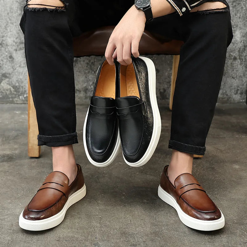 Paolo Mocassini Classici Eleganti Britannici Uomo Comfort e Stile Raffinato